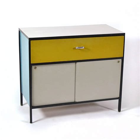 nelson steel frame cabinet|George Nelson Steel Frame Sliding Door Single .